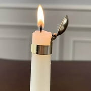 Fnochy Automatic Candle Extinguisher Safe Flame Wick Fire Extinguishing Tool for Home Use, Durable Stainless Steel, Easy to Use, Ideal Gift for Holidays and Special Occasions